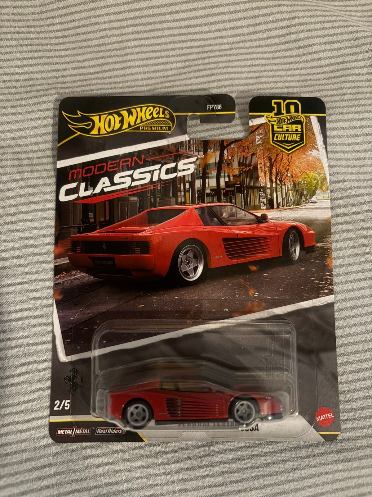 Hot Wheels classics premium - Ferrari Testarossa, Ophalen of Verzenden, Nieuw, Auto