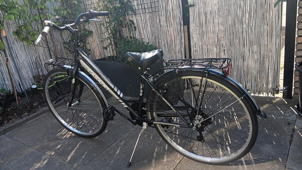 Fiets zwart, 6 versnellingen, 26 inch, Velgrem, Versnellingen, Nieuw, Ophalen of Verzenden
