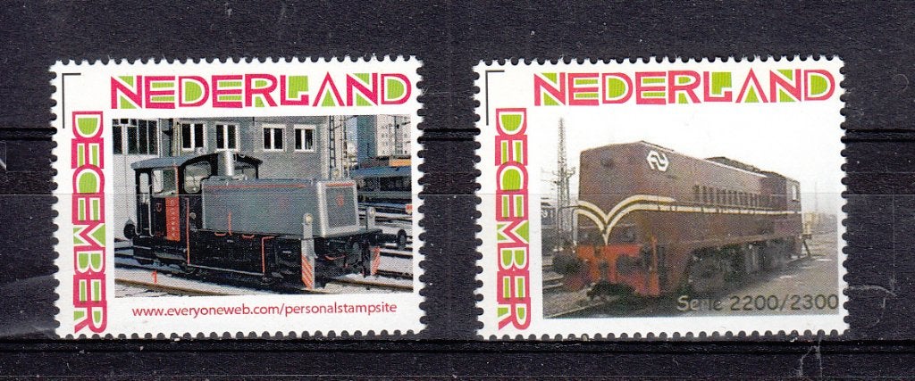 treinen persoonlijke december: loc's van NS, Postzegels en Munten, Ophalen of Verzenden, Na 1940, Postfris
