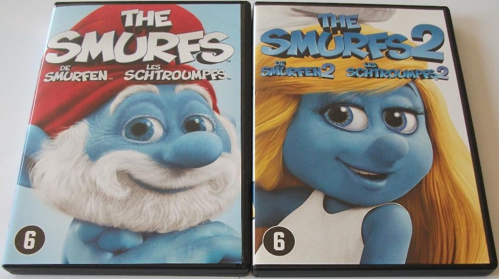 Dvd *** SMURFS *** 2 stuks, Avontuur, Ophalen of Verzenden, Zo goed als nieuw, Vanaf 6 jaar