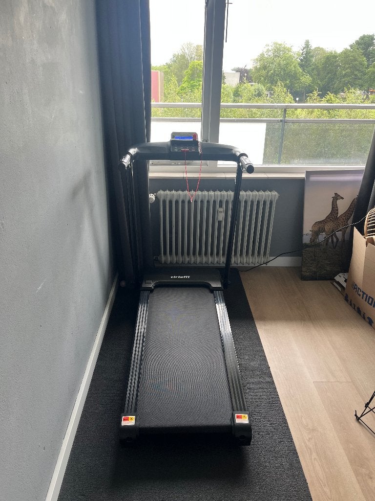 Inklapbare loopband Virtufit, Ophalen, Zo goed als nieuw, Metaal, Loopband