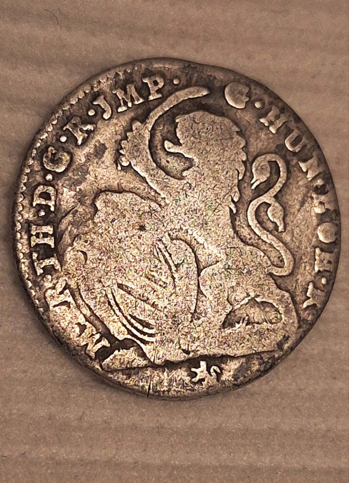Schaarse zilveren 1 Escalin (Schelling) 1752 – Maria Theresi, Postzegels en Munten, Verzenden, Zilver