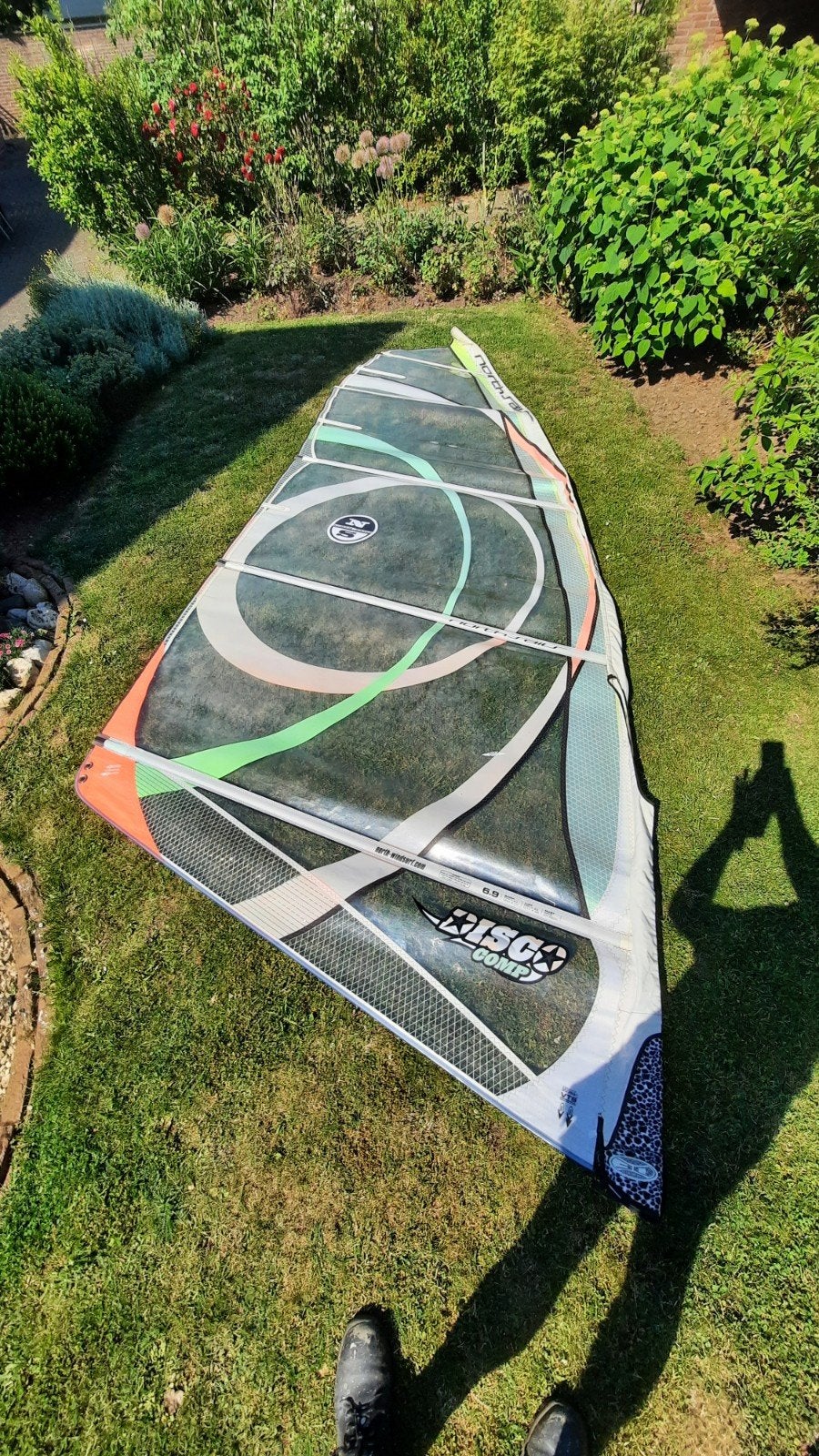 Northsails Disco Comp 6.9m2 surfzeil, Watersport en Boten, Ophalen, 6.5 m² tot 8 m², North Sails, Zeil