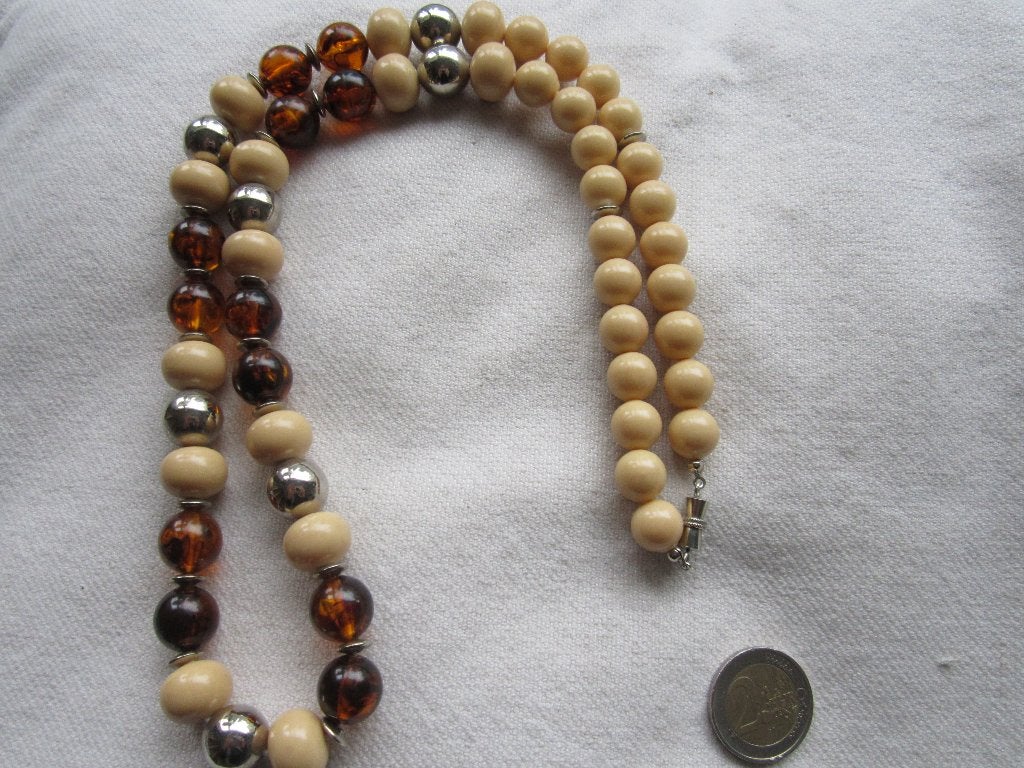 18.   Schitterende oude ketting,  72 cm, Ophalen, Overige materialen, Ketting