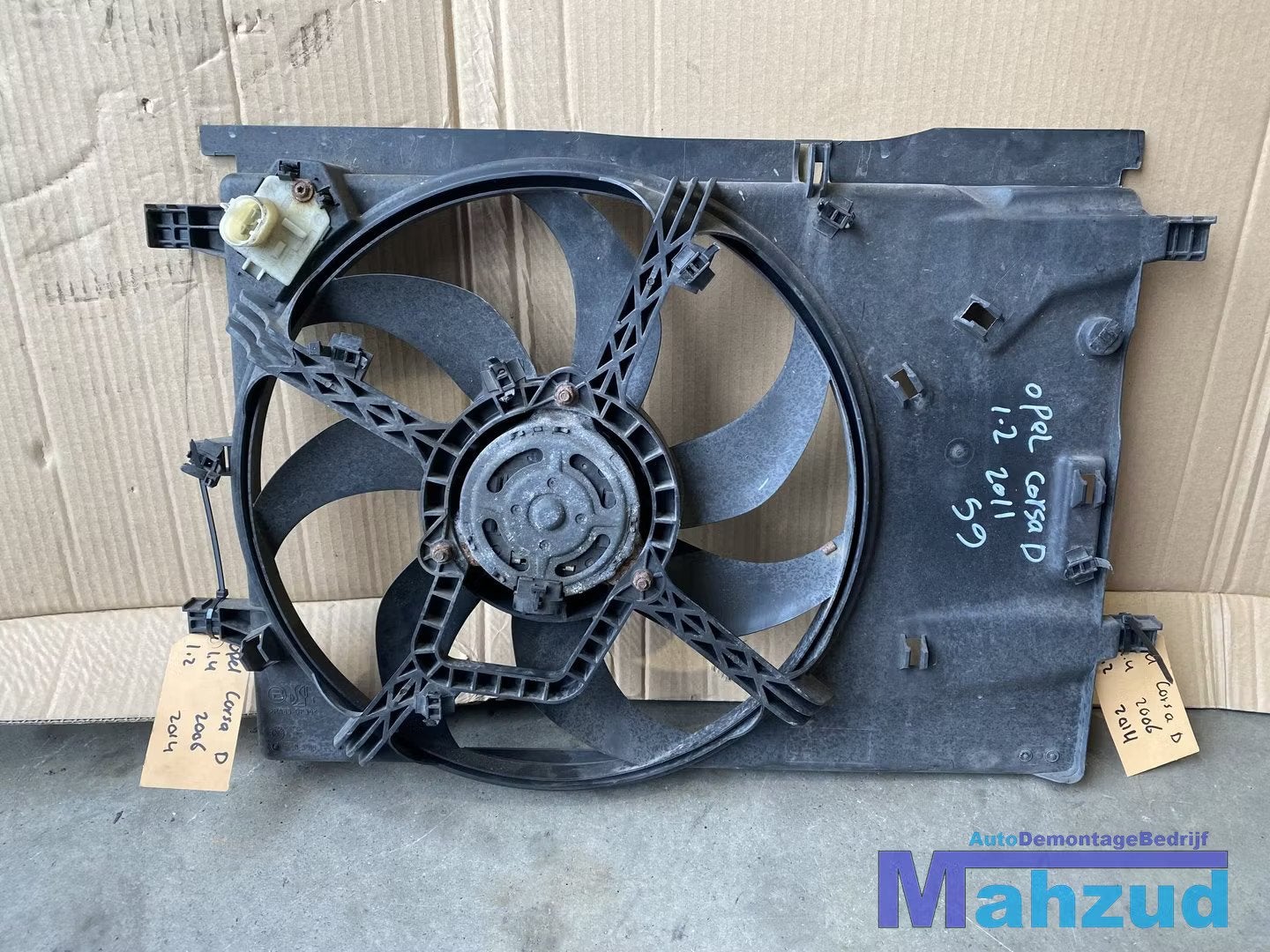OPEL CORSA D 1.2 1.4 Koelvin ventilator 2006-2014, Gebruikt, Opel Automobile GmbH, Ophalen of Verzenden, Kontakt@opel-infoservice.de