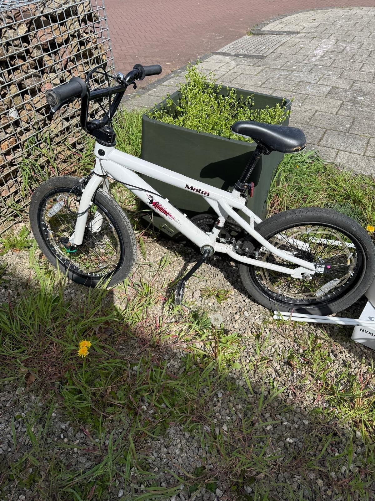 Matra BMX - Banden lek, wel te repareren, Ophalen, Gebruikt, Staal, Velgrem