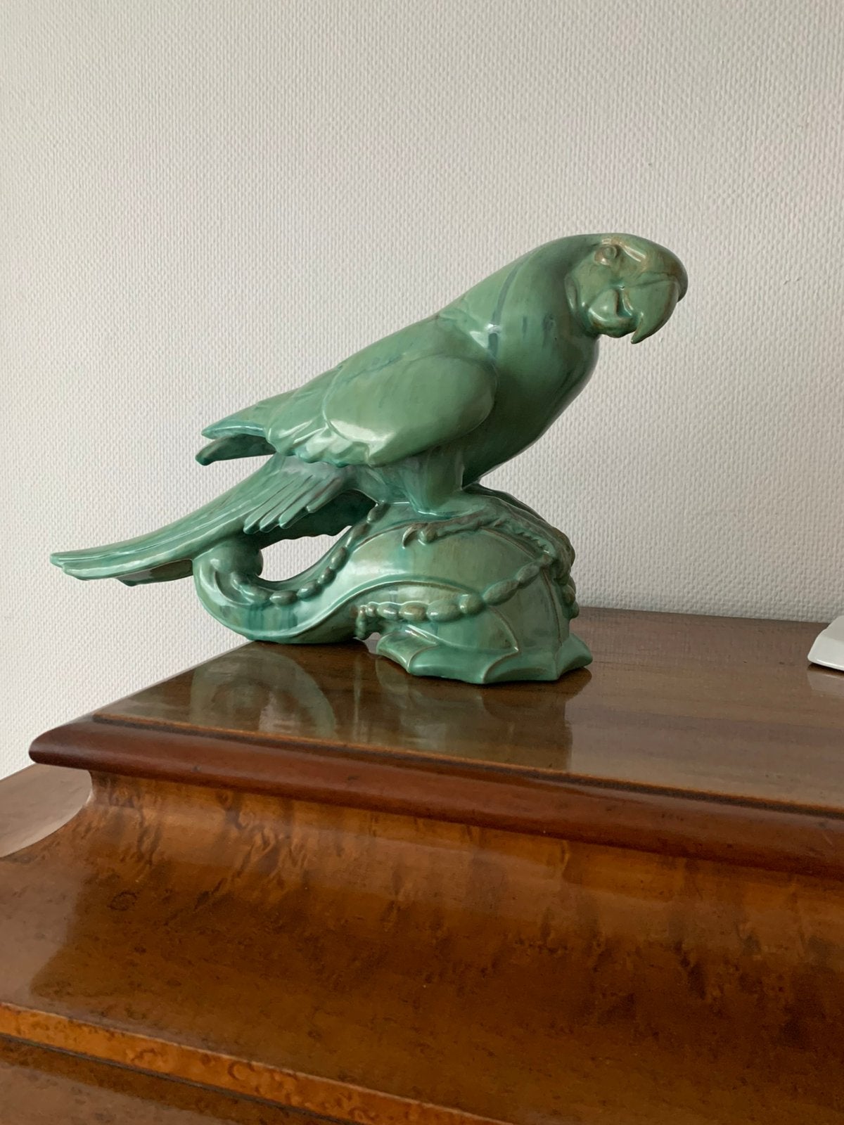 🦜Byzonder mooie ‘ ARA’ uit 1920 🦜, Antiek en Kunst, Kunst | Beelden en Houtsnijwerken, Verzenden, Art deco, 50 - 100 cm, Gemerkt