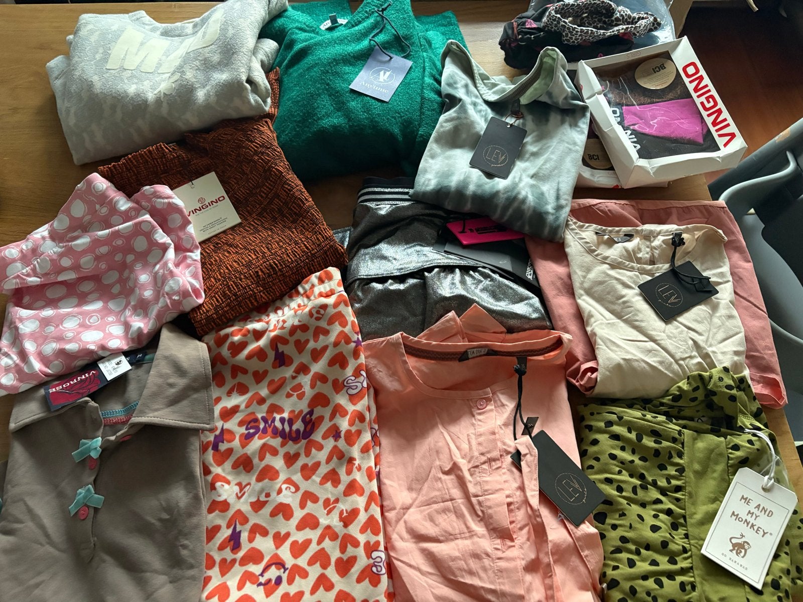 Grote (685) partij nieuwe kinderkleding diverse merken, Ophalen, Nieuw, Meisje