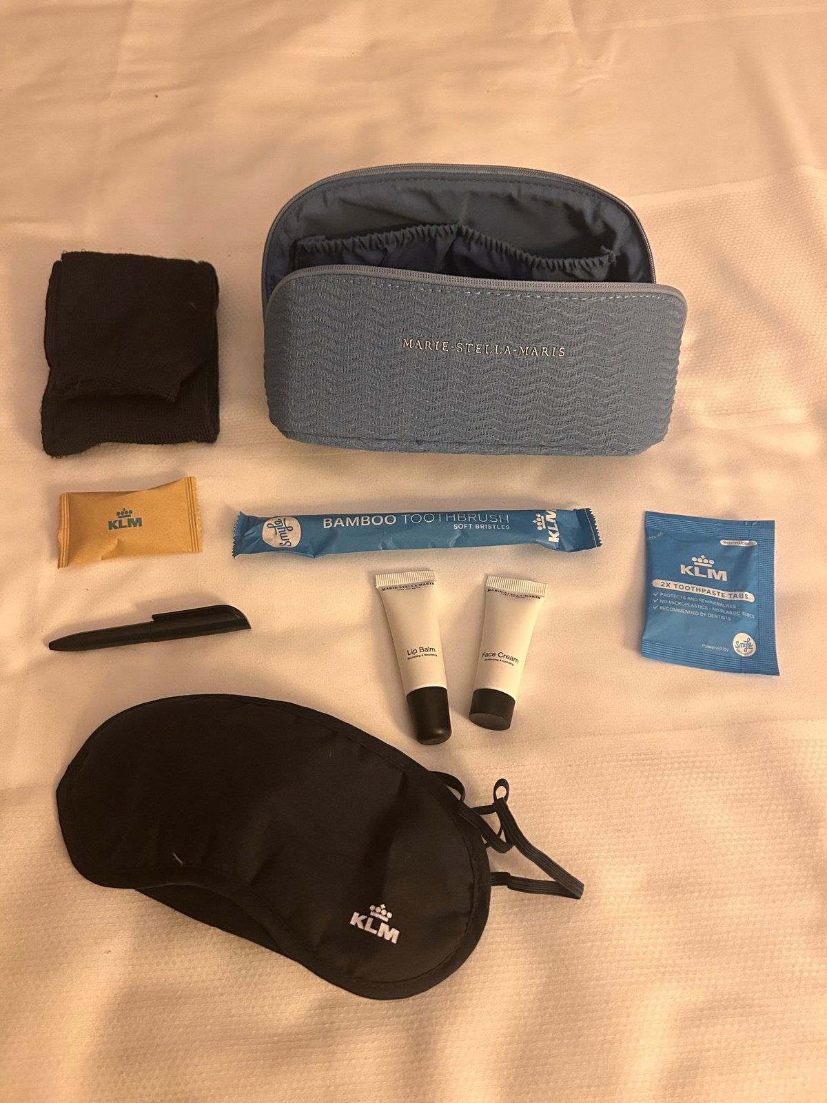 KLM Marie-Stella-Maris Amenity Kit - Nieuw, Ophalen, Nieuw, Blauw, Softcase
