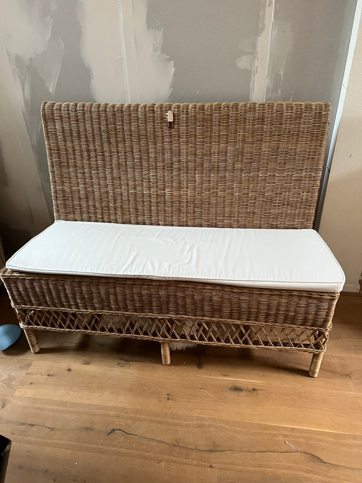 Rotan bankje riviera maison, Ophalen of Verzenden, 75 tot 100 cm, Tweepersoons, Minder dan 150 cm