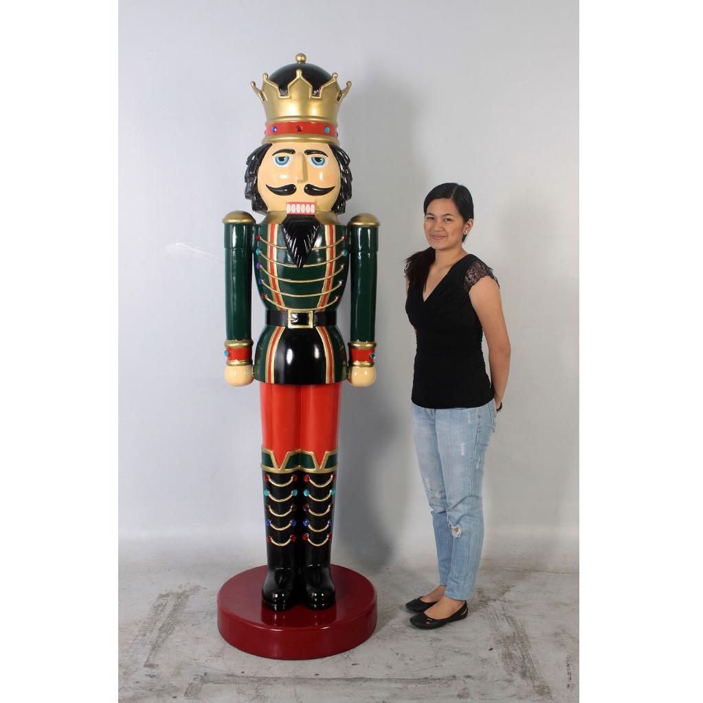 Nutcracker King 6.5ft. – Notenkraker beeld Hoogte 190 cm, Diversen, Kerst, Ophalen, HorecaBeelden, Nieuw, HorecaBeelden