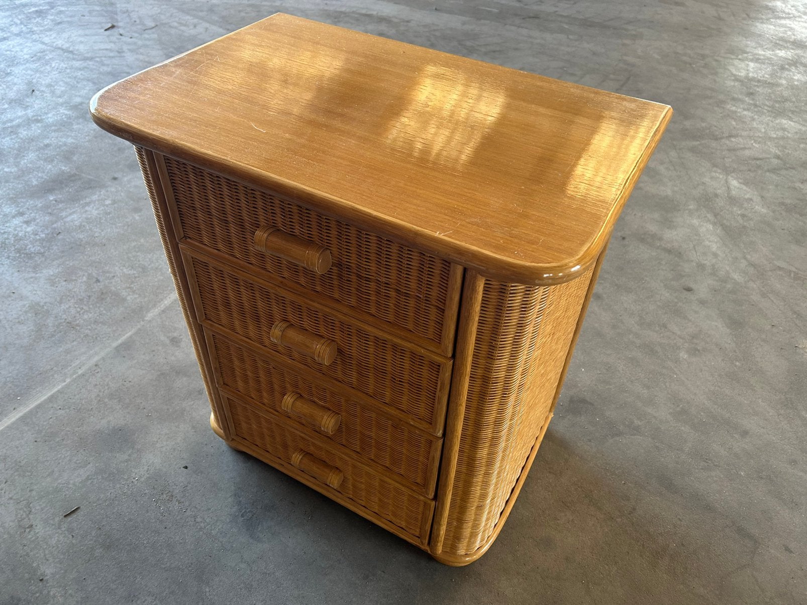 Rotan rohe design kast sidetable dressoir ibiza, Ophalen, Zo goed als nieuw, 25 tot 50 cm