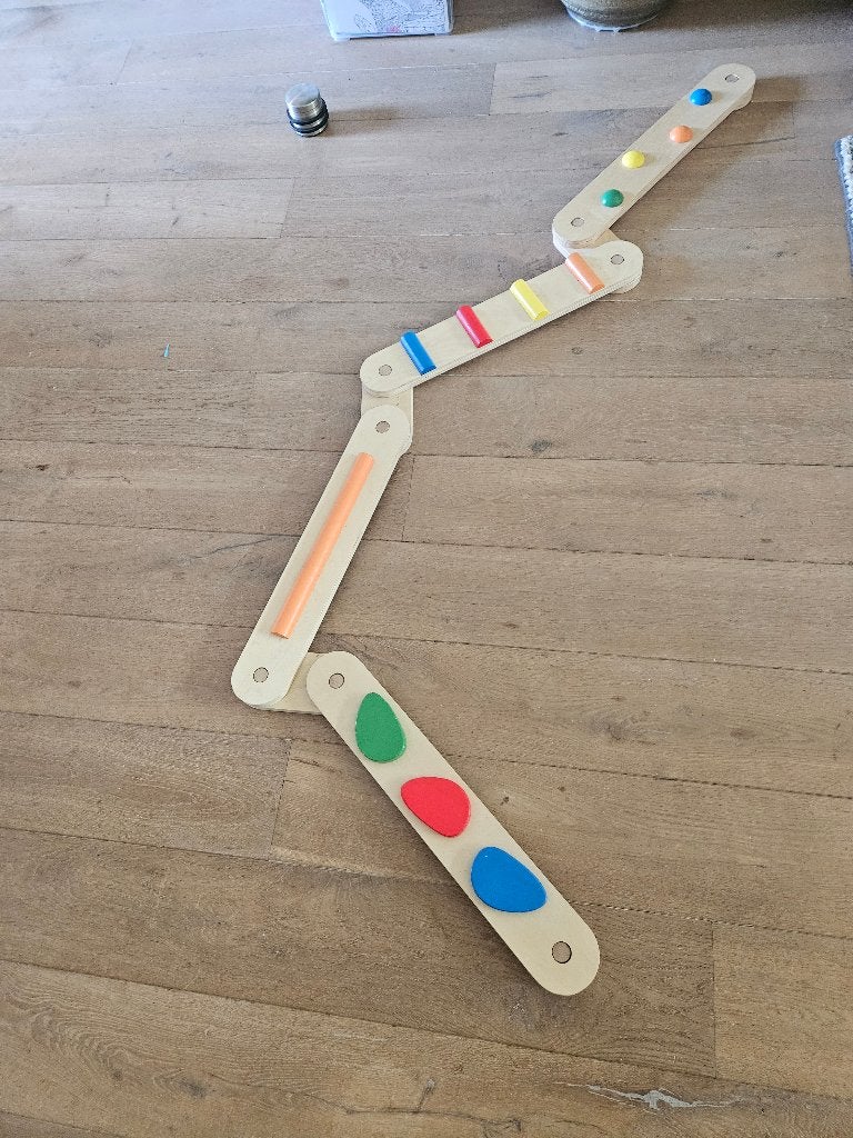 Houten evenwichtsbalk, Kinderen en Baby's, Speelgoed | Houten speelgoed, Ophalen, Zo goed als nieuw, Overige typen