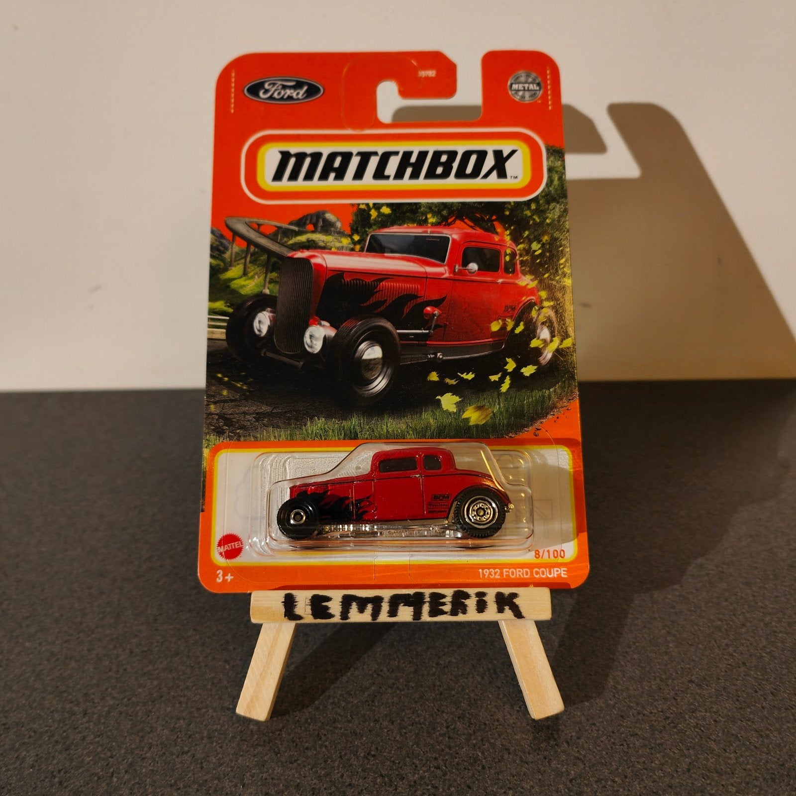 Matchbox Long Card 1932 Ford Coupe - Nieuw in verpakking, Ophalen of Verzenden, Nieuw, Auto