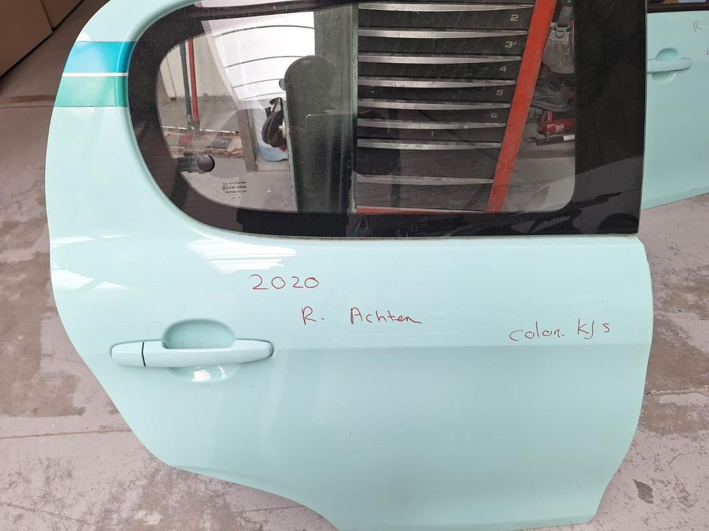 Citroën C1 2020 R. Achterportier KLS Compleet en Schadevrij, Ophalen, Gebruikt, Citroën, Deur