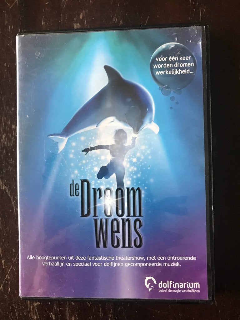 De Droomwens DVD Dolfinarium Dolfijnen Show, Cd's en Dvd's, Bonusmateriaal, Alle leeftijden, Zo goed als nieuw, Ophalen of Verzenden