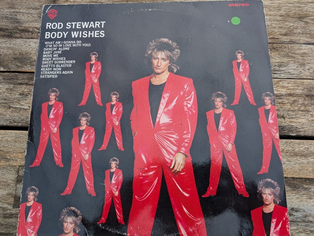 Lp - Rod Stewart - Body Wishes, Ophalen of Verzenden, Zo goed als nieuw, Pop, LP