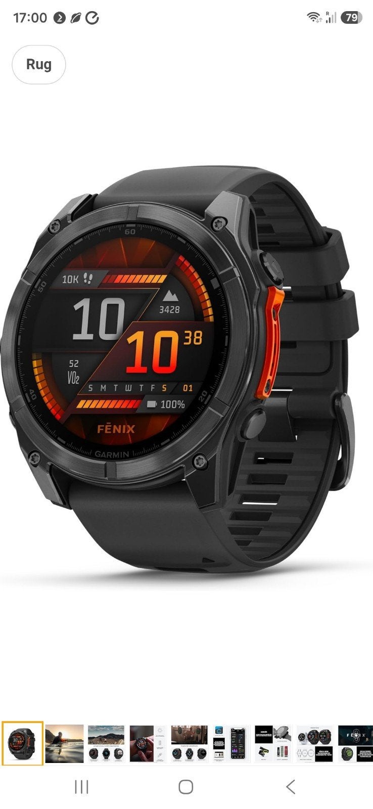 Garmin Fenix 8 51mm gevraagd, Ophalen of Verzenden, Nieuw, Zwart, Android