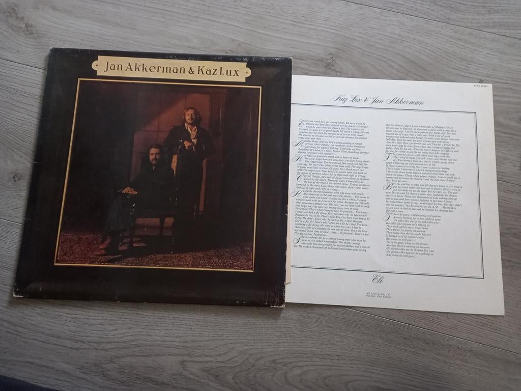 Jan Akkerman & Kaz Lux Eli vinyl, Ophalen of Verzenden, Gebruikt, Overige formaten, Poprock