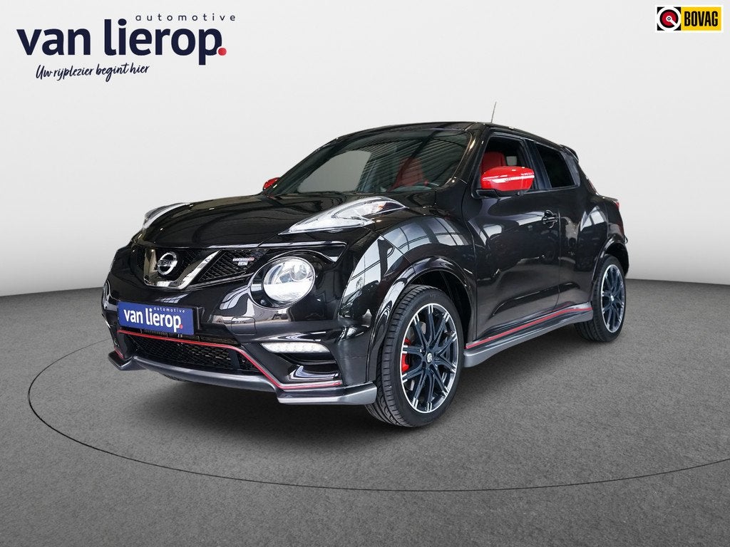 Nissan Juke 1.6 Nismo RS RECARO | 360 CAM | DEALERONDERHOU, Voorwielaandrijving, 1618 cc, Gebruikt, Zwart
