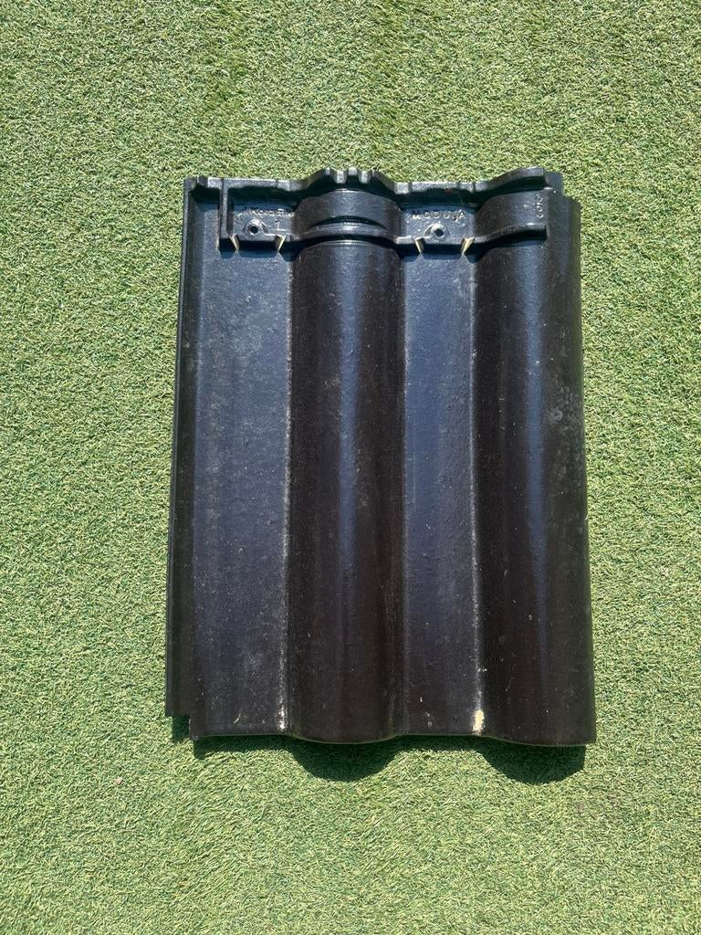 Nieuwe dakpannen 141 stuks Modula edelzwart, keramisch, Doe-het-zelf en Verbouw, Dakpannen en Dakbedekking, Ophalen, Steen of Klei