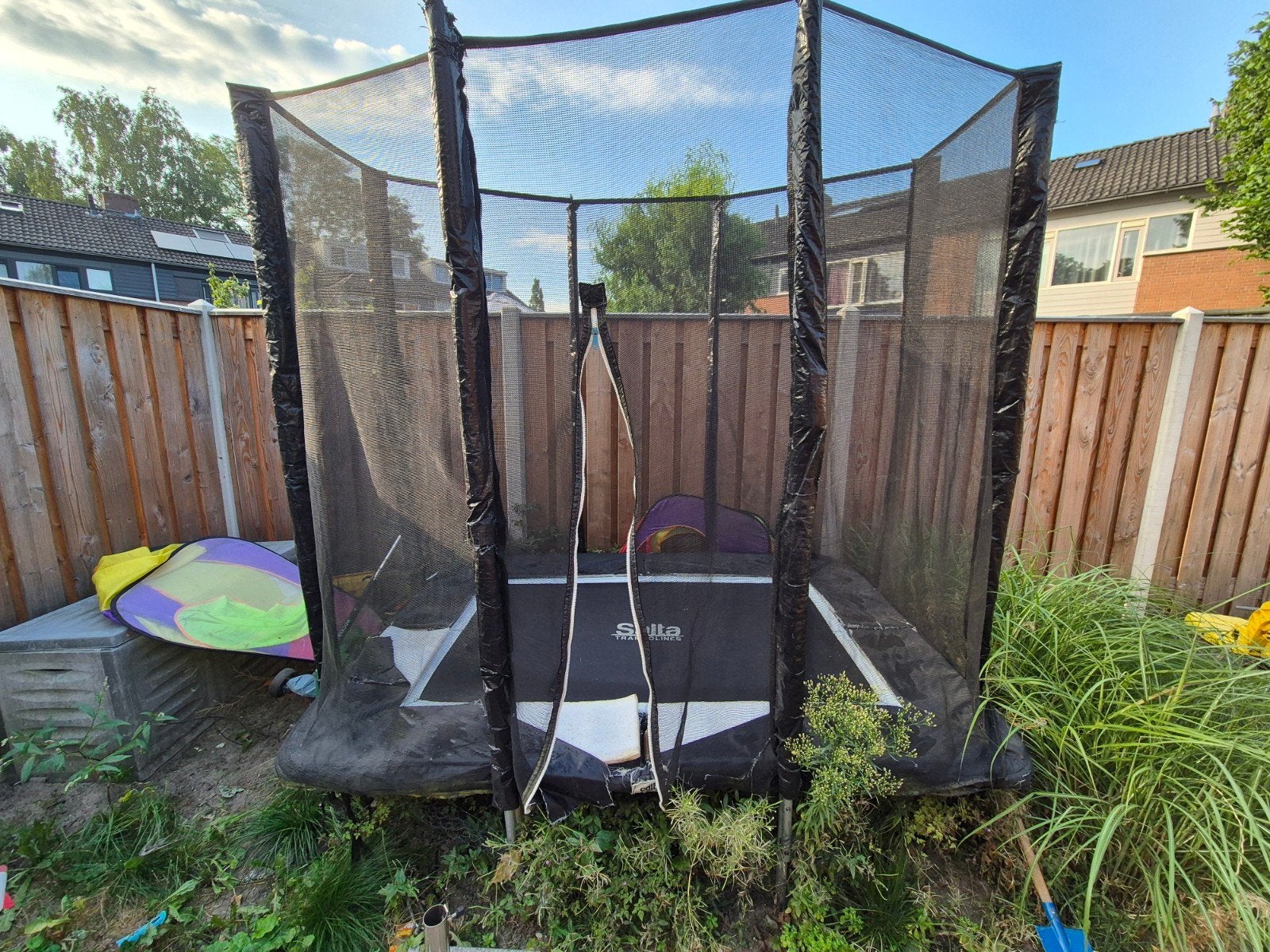 Salta Trampoline - Springgedeelte nog goed, Ophalen, Gebruikt