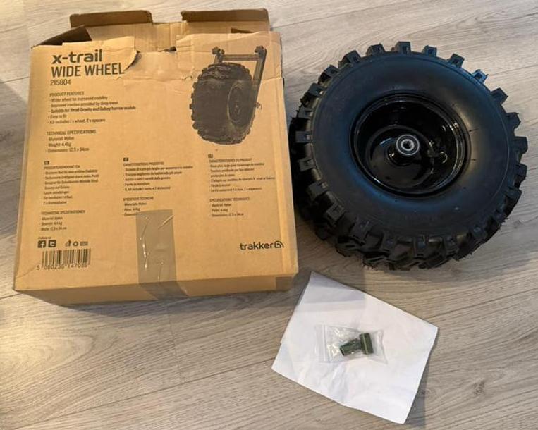 Trakker X-Trail Wide Wheel, conpleet en Nieuw in Doos, Watersport en Boten, Hengelsport | Karpervissen, Ophalen of Verzenden, Nieuw