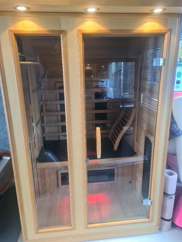 sauna infraroodcabine, Ophalen, Zo goed als nieuw, Infrarood, Complete sauna