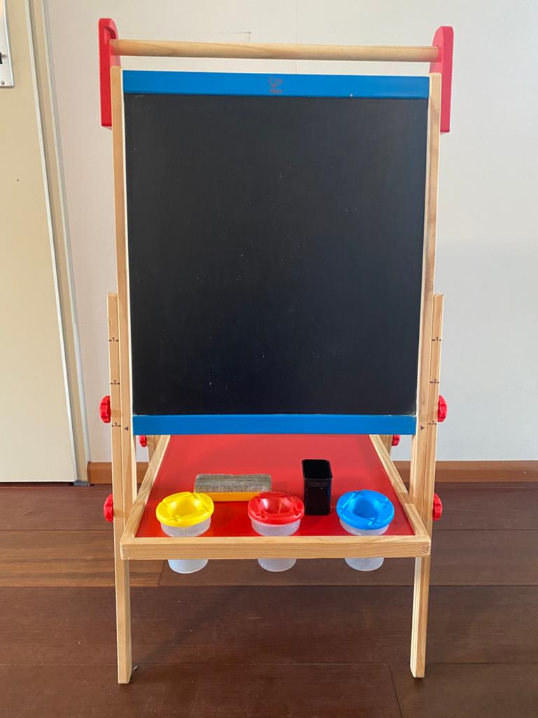 Hape - teken en schilderezel, Kinderen en Baby's, Speelgoed | Educatief en Creatief, Ophalen, Gebruikt