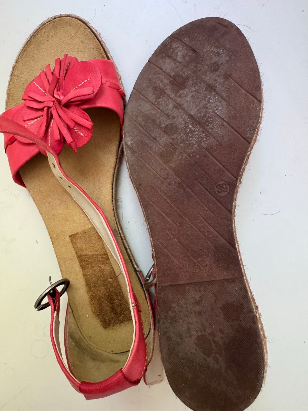 EVE+ADAM Leren Sandalen Maat 39 - Z.G.A.N., Ophalen of Verzenden, Zo goed als nieuw, Sandalen of Muiltjes