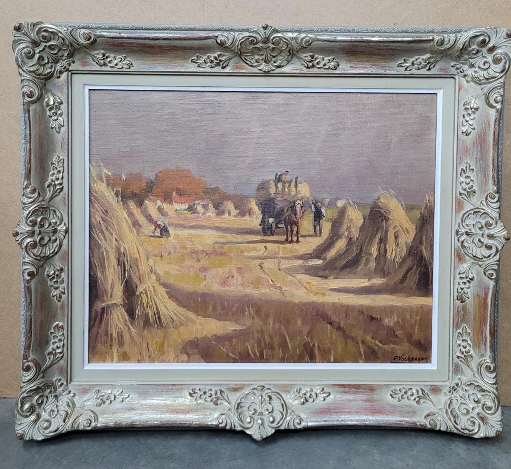 Piet VOLCKAERT, oogsttafereel, Ophalen of Verzenden