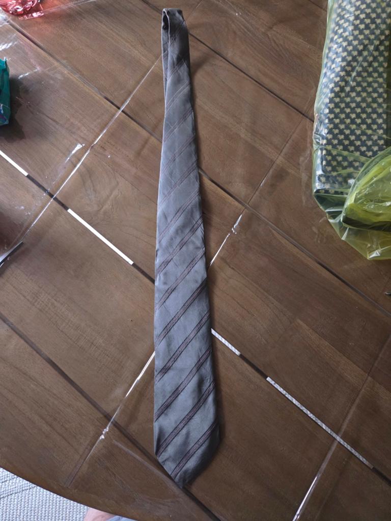 Altio Pure Silk Grijze stropdas met patroon, Kleding | Heren, Ophalen of Verzenden, Met patroon, Grijs, Altio