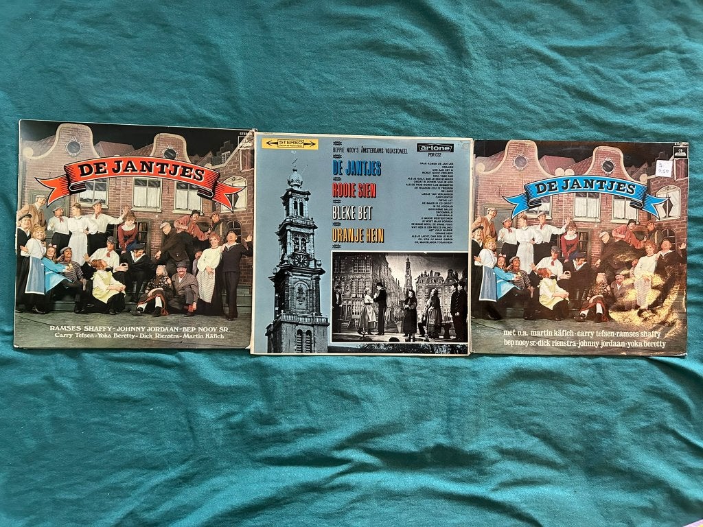 3 LP's De Jantjes (ook per stuk te koop), LP, Gebruikt, Ophalen of Verzenden, Levenslied of Smartlap