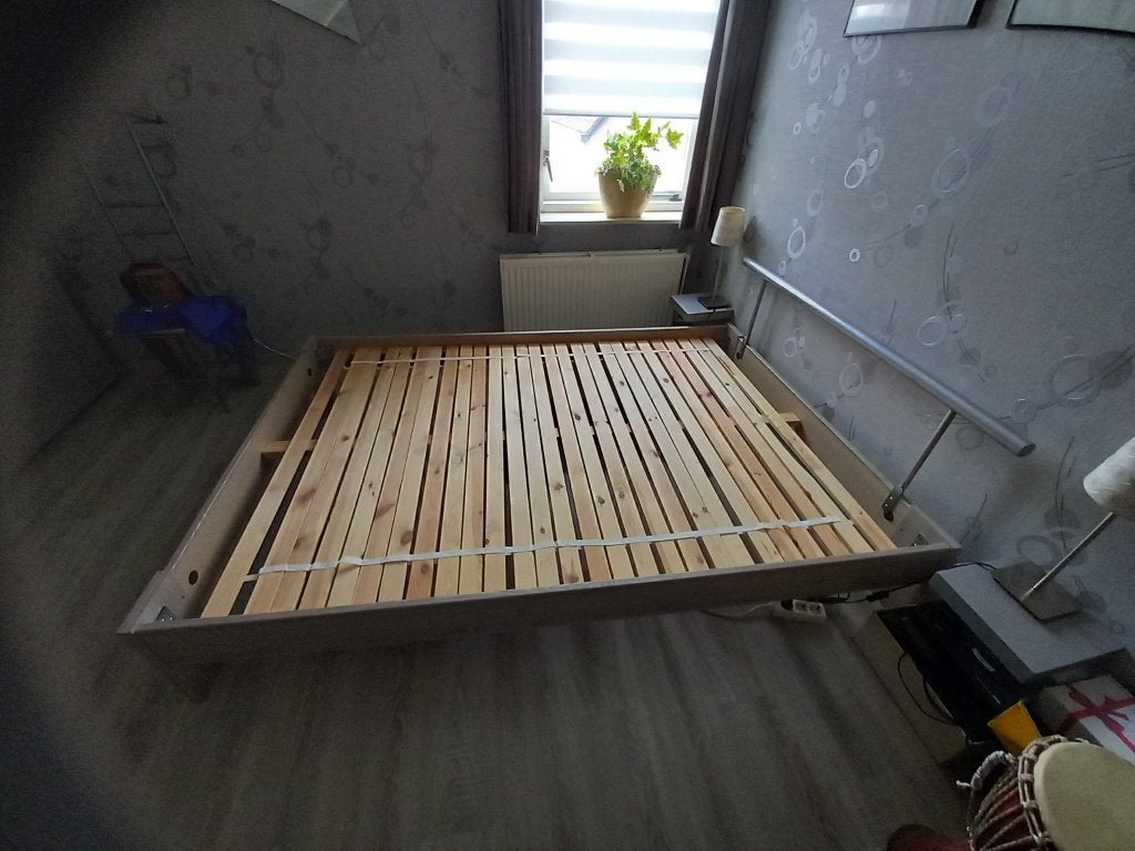 bed 140x200, Huis en Inrichting, Ophalen, Gebruikt, Overige kleuren, Tweepersoons