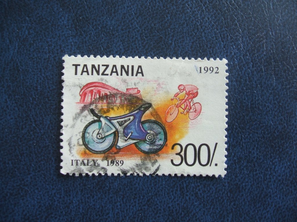 Tanzania wielrennen, Ophalen of Verzenden, Tanzania, Gestempeld