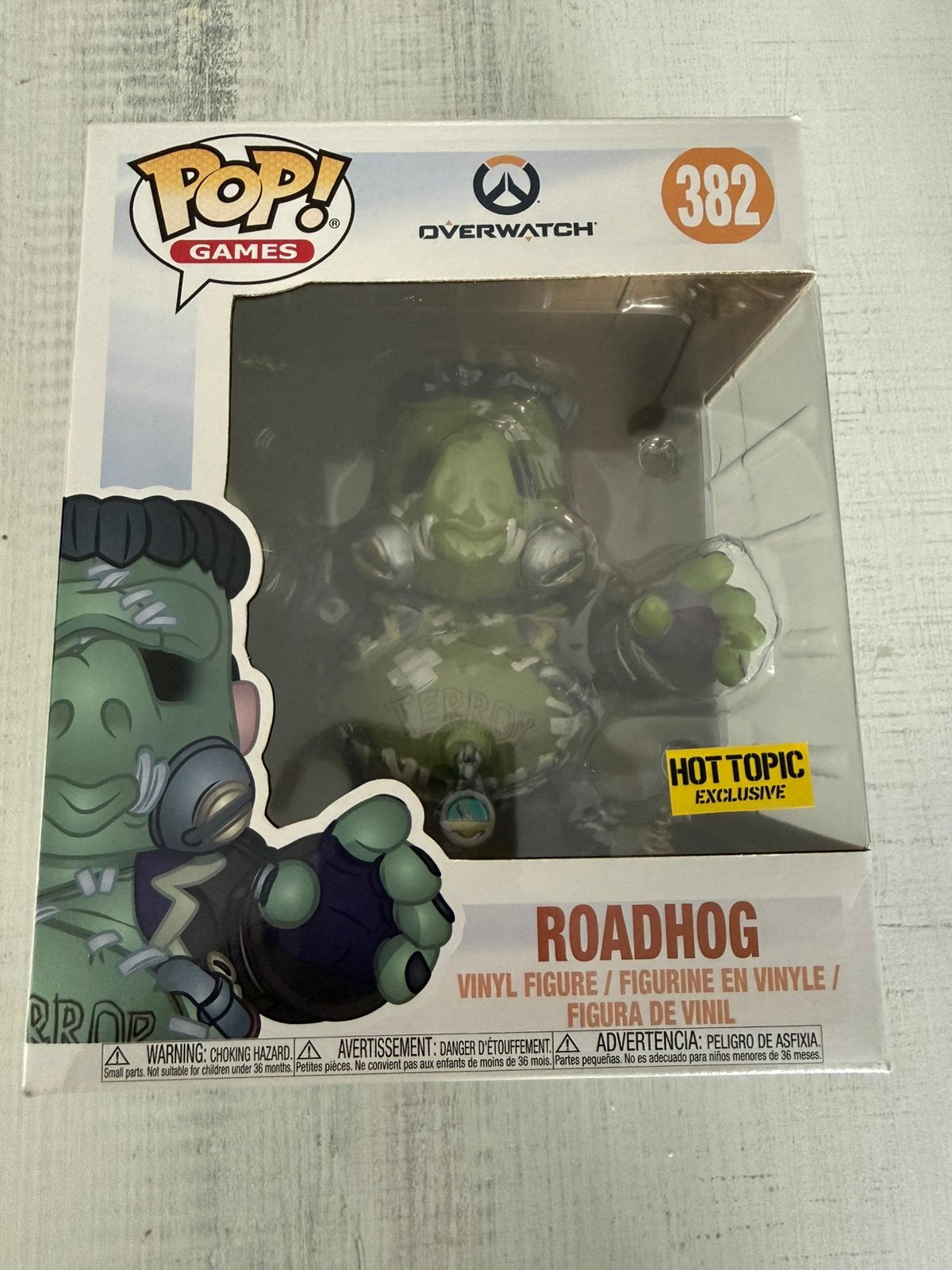 Funko Pop! Games Overwatch Roadhog 382 Hot Topic Exclusive, Ophalen of Verzenden, Nieuw