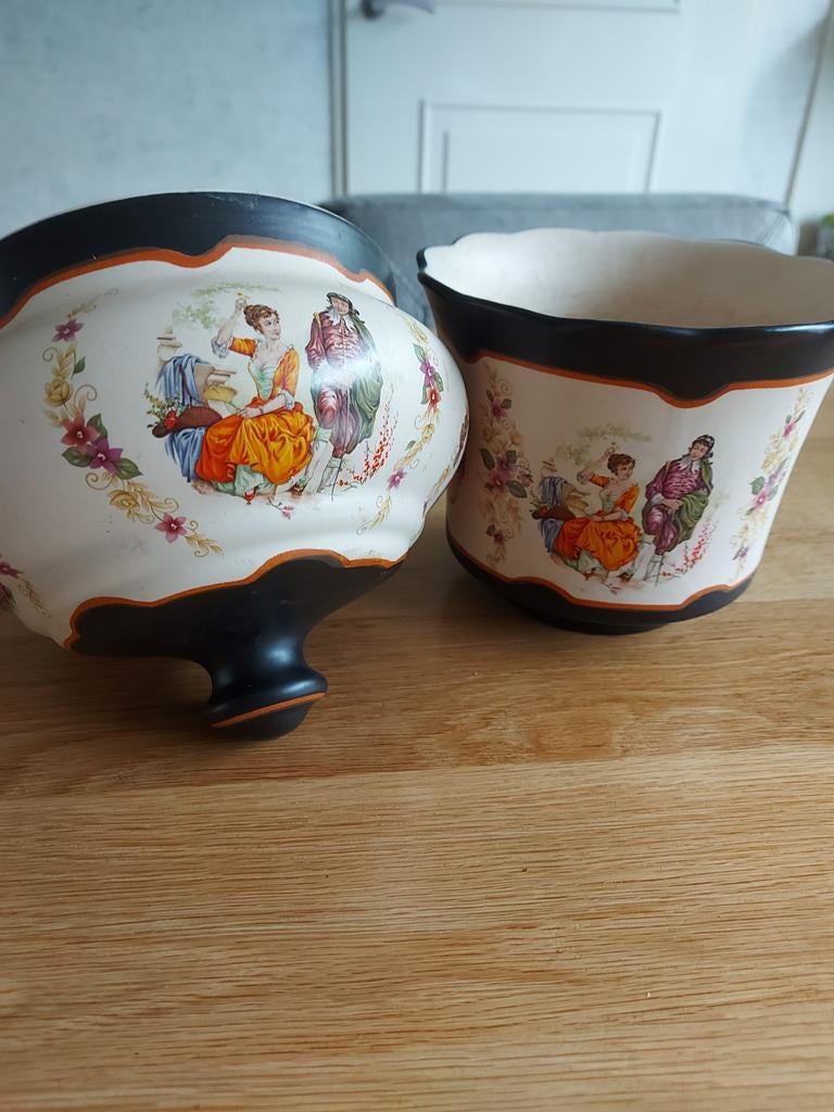 Gouda  plateel set, Ophalen of Verzenden