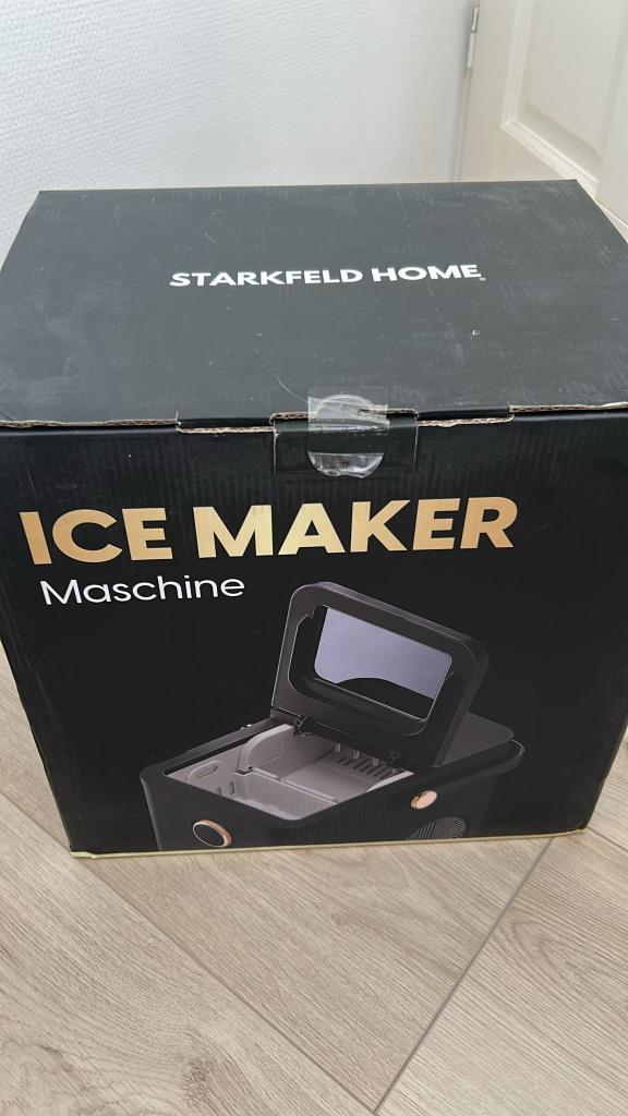 STARKFELD Ice Maker – snel ijsblokjes, compact model, Witgoed en Apparatuur, IJsmachines, Ophalen of Verzenden, Nieuw, Zelfvriezend