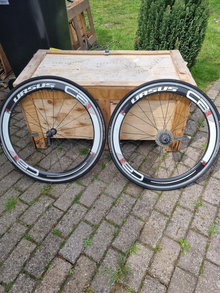 Ursus CB58 Carbon Wielset - Racefiets Velgen, Fietsen en Brommers, Fietsen | Racefietsen, Gebruikt, Ophalen of Verzenden