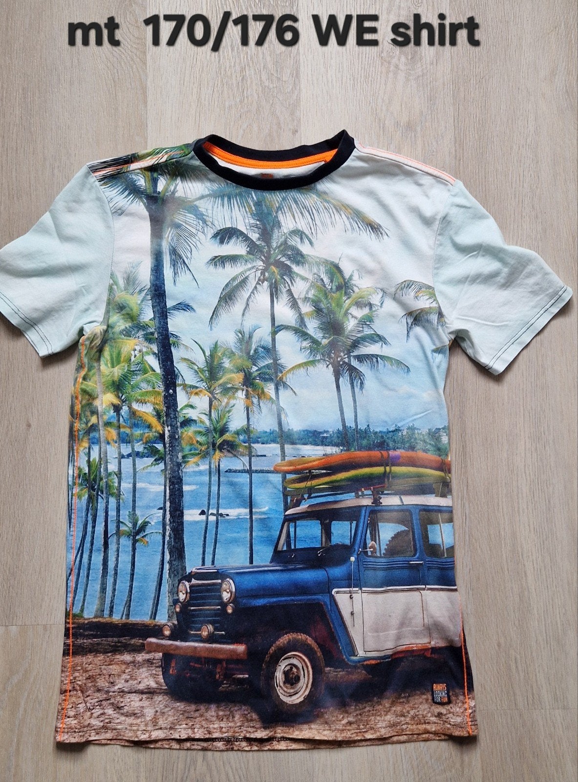 170/176 Gaaf WE shirt met zomerse print, Kinderen en Baby's, Kinderkleding | Maat 170, WE, Ophalen of Verzenden, Zo goed als nieuw