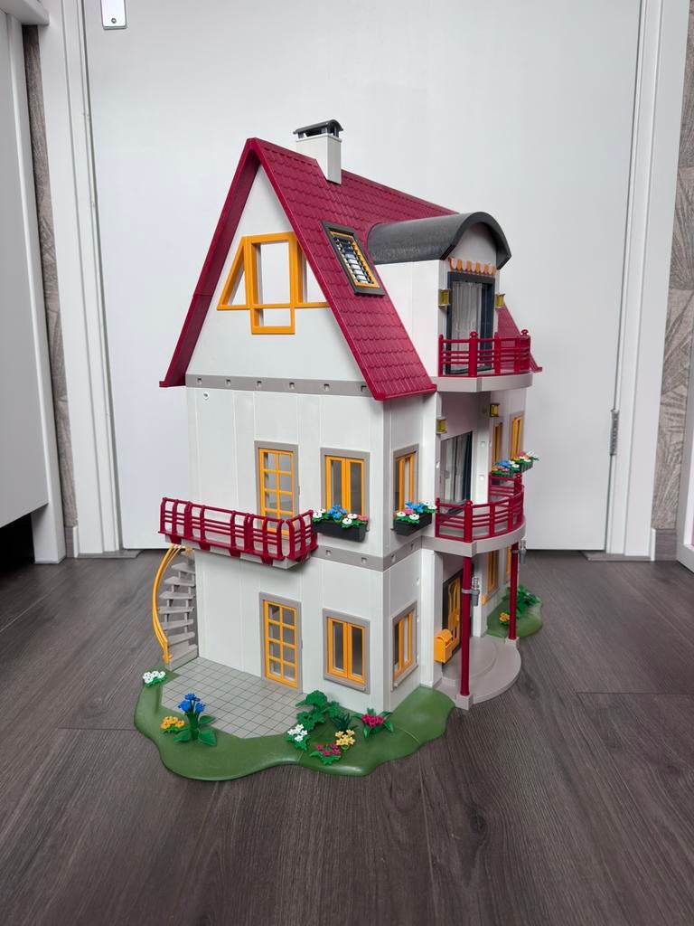 Playmobil huis 4279 met extra verdieping en licht, Kinderen en Baby's, Speelgoed | Playmobil, Ophalen, Zo goed als nieuw
