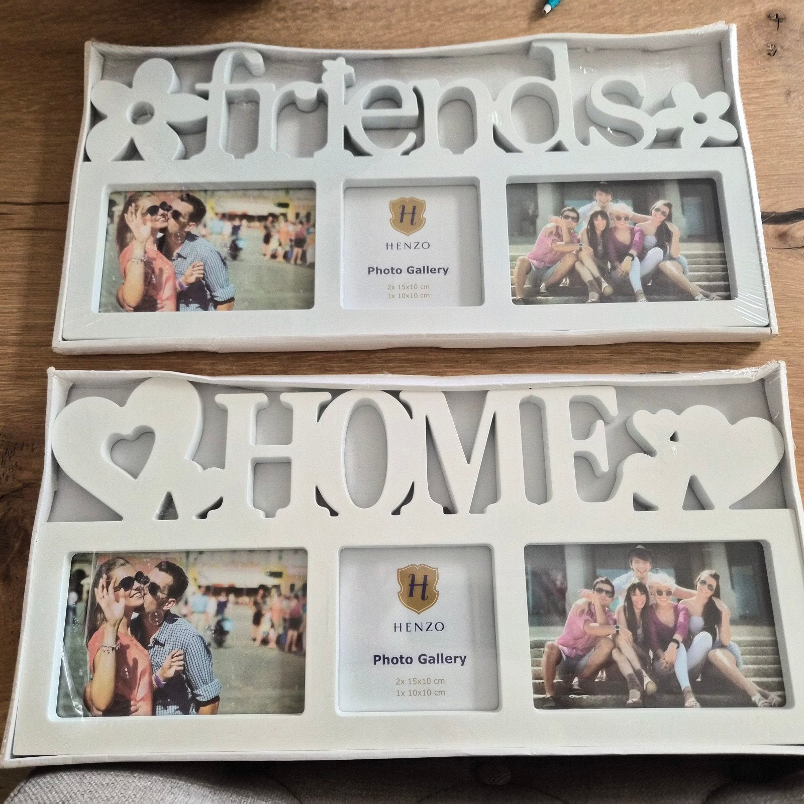 2 Nieuwe Fotolijstjes: 'Friends' en 'Home' - Wit, Audio, Tv en Foto, Fotografie | Fotolijsten, Wit, Collagefotolijst, Nieuw, Ophalen of Verzenden