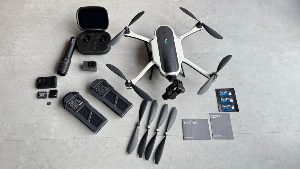 GoPro Karma drone met Hero 5 camera zeer compleet, Ophalen, Gebruikt, Cameradrone, 15 tot 30 minuten
