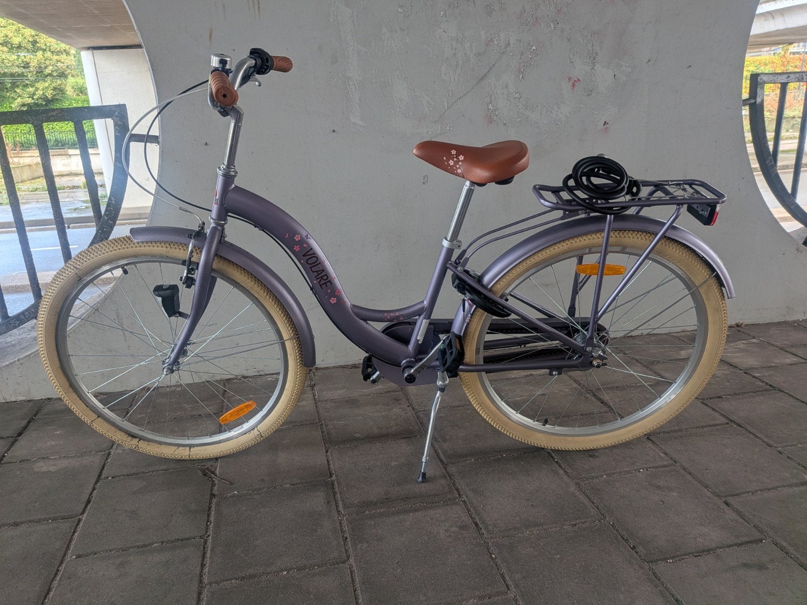 Mooie paarse damesfiets / tiener fiets ( 26 inch) met versne, Terugtraprem, Versnellingen, Zo goed als nieuw, 50 tot 53 cm