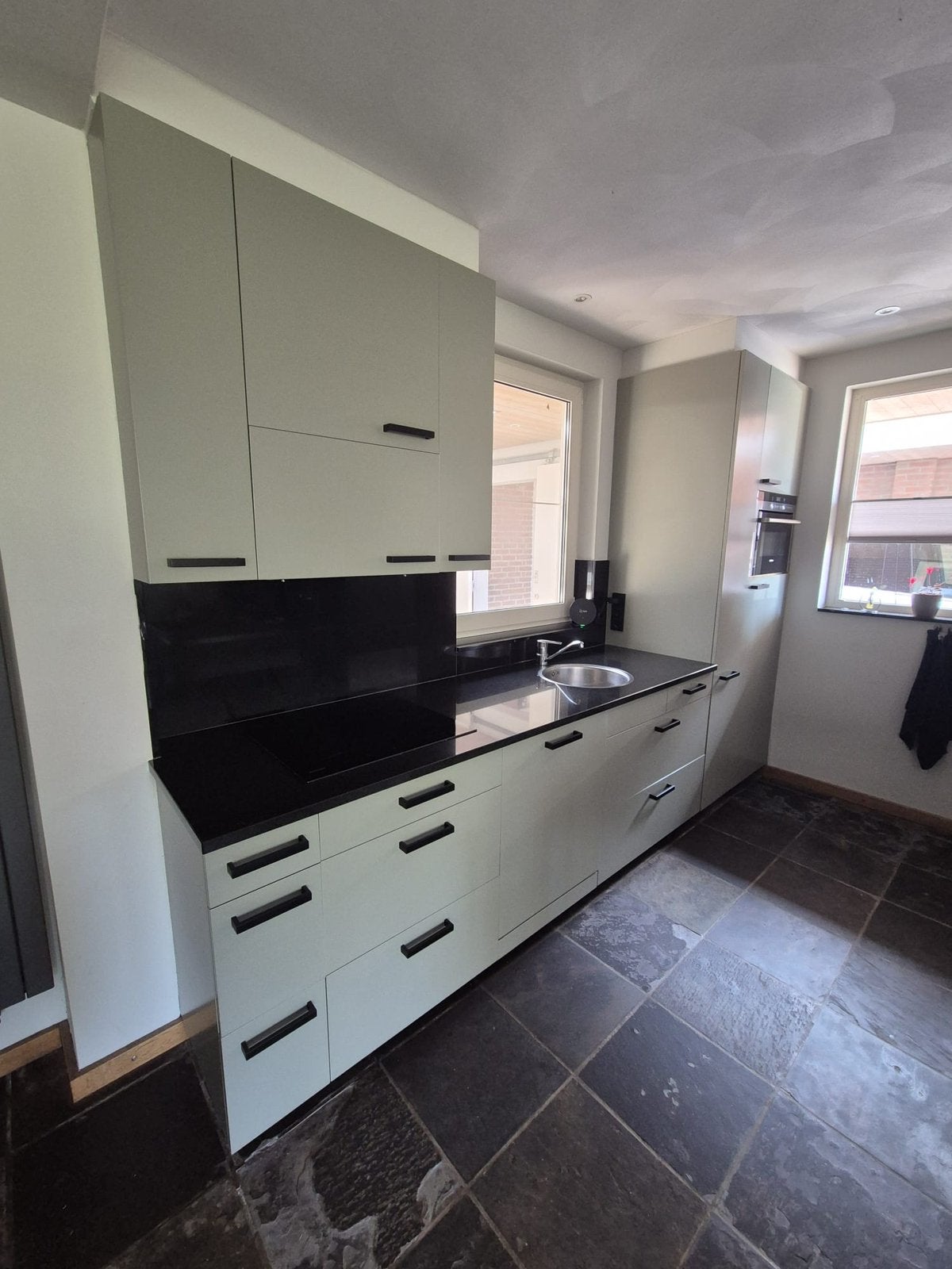 Te koop keuken incl. Apparatuur., Ophalen, Gebruikt, Groen, Overige typen