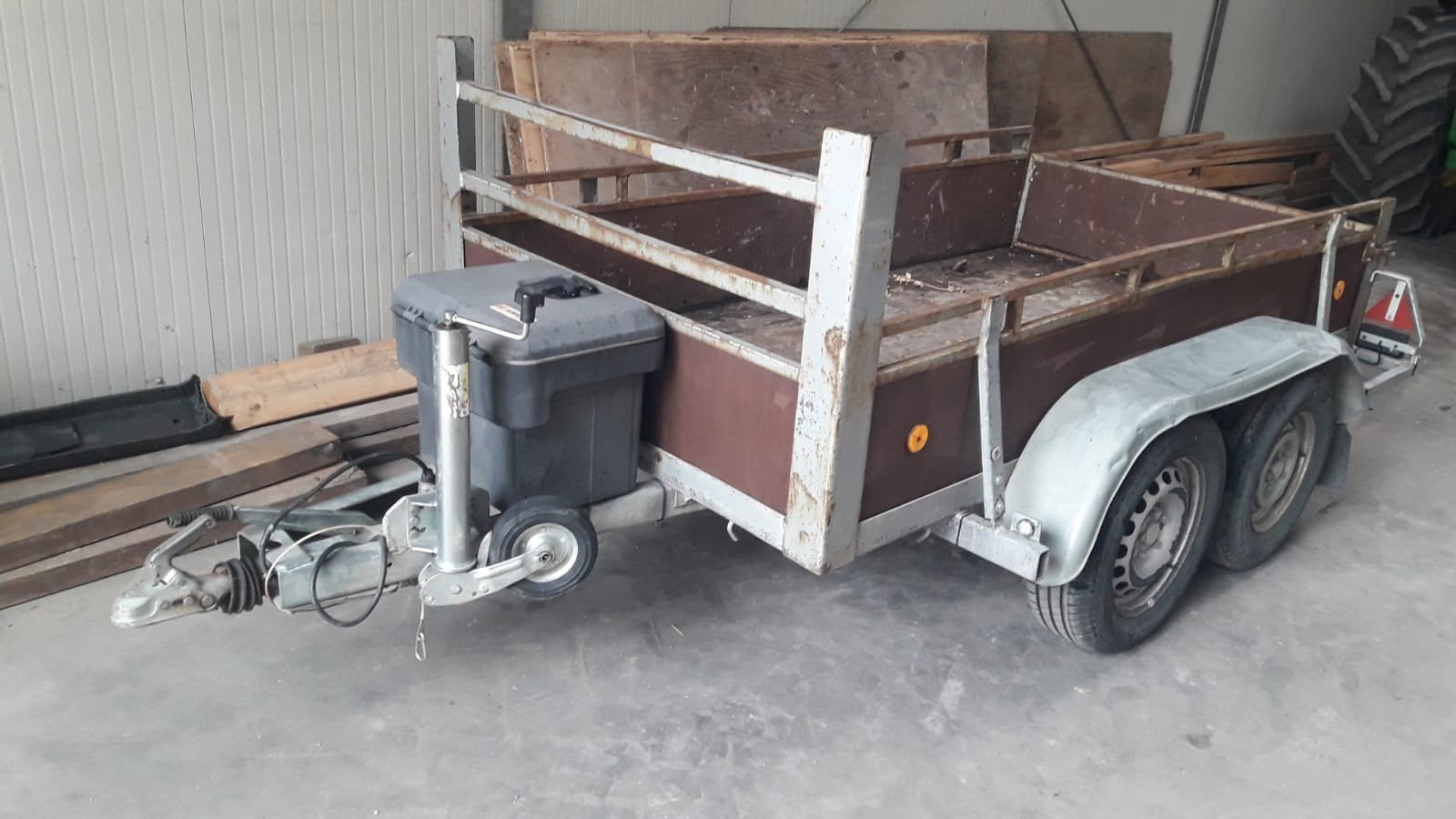 aanhangwagen, Ophalen