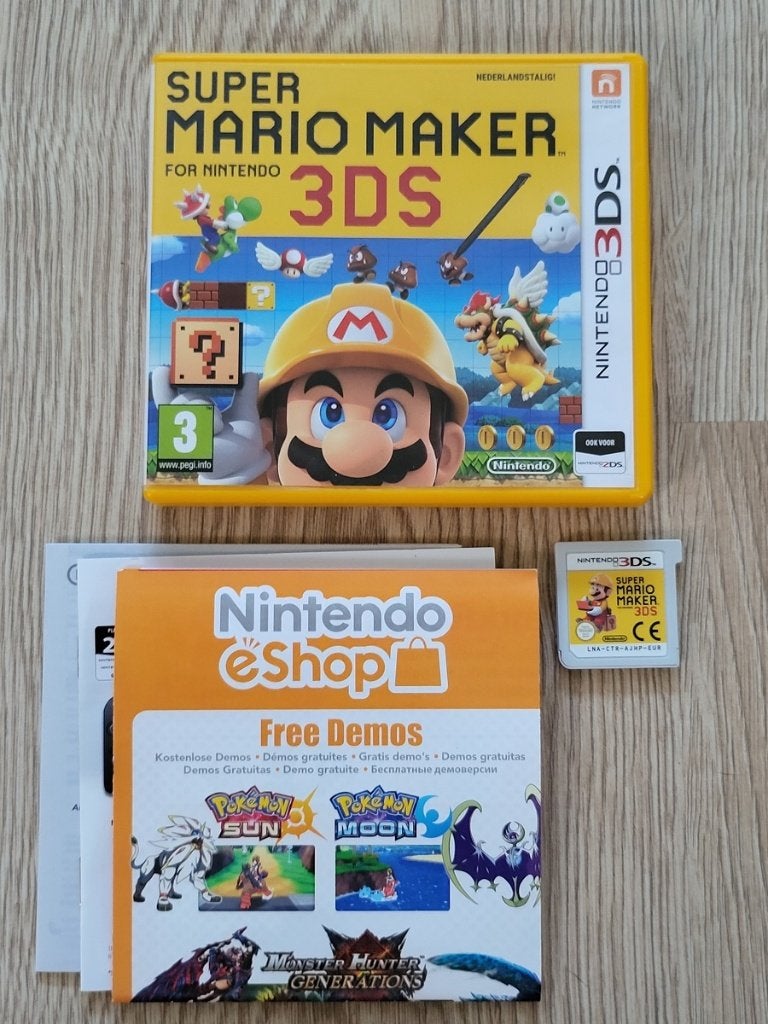 Super Mario Maker 3DS ZGAN, Avontuur en Actie, 1 speler, Ophalen of Verzenden, Zo goed als nieuw