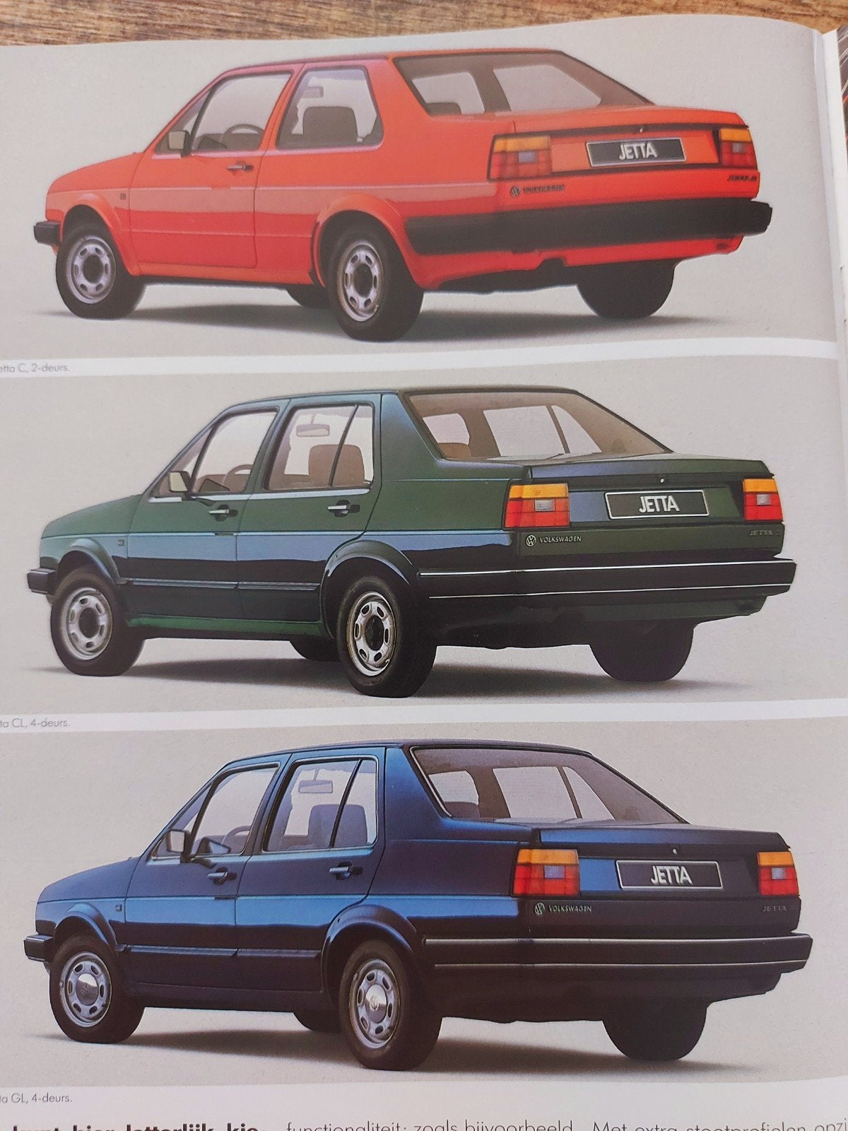 1984 keurige Volkswagen Jetta type 2 folder, Ophalen of Verzenden, Zo goed als nieuw, Volkswagen