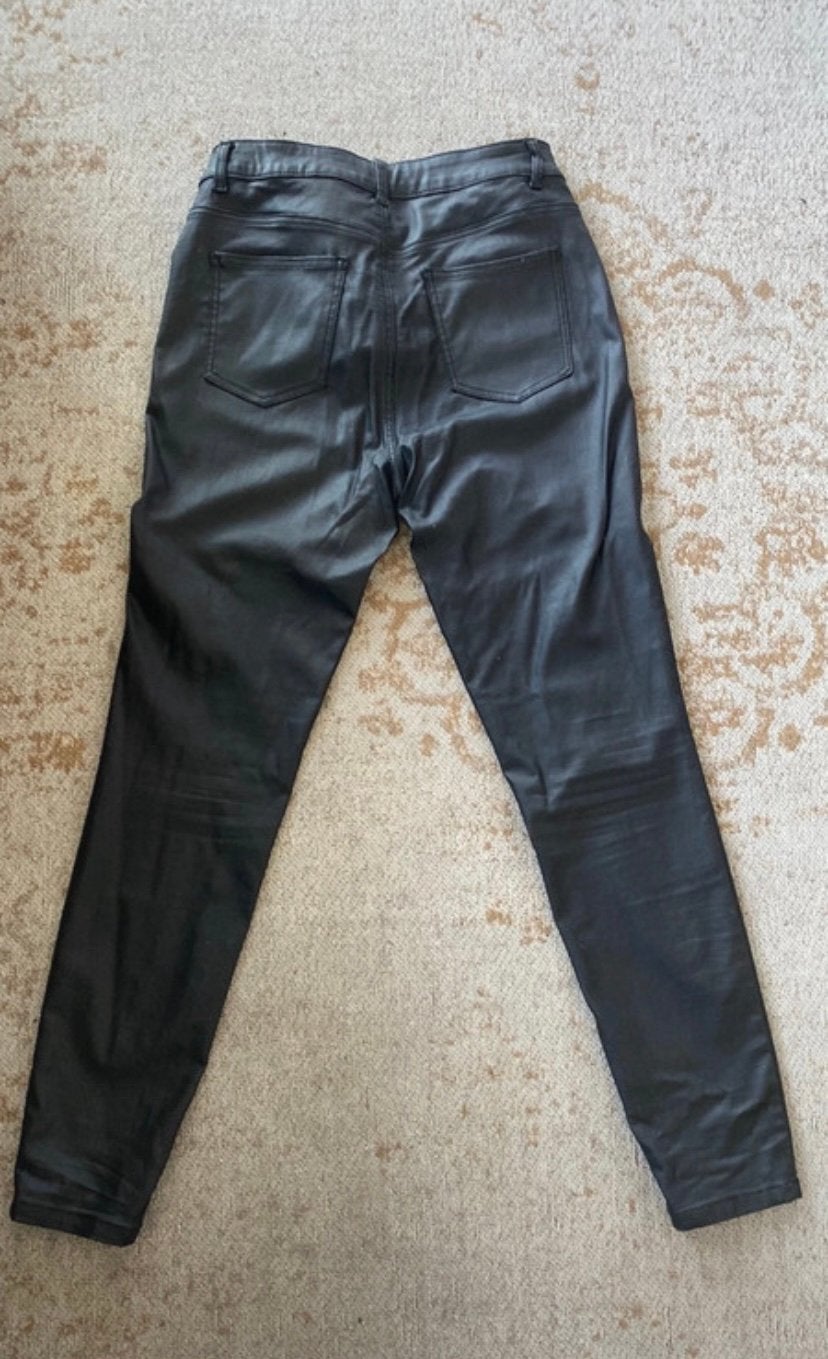 Nep leren skinny broek maat 40, Ophalen of Verzenden, Zo goed als nieuw
