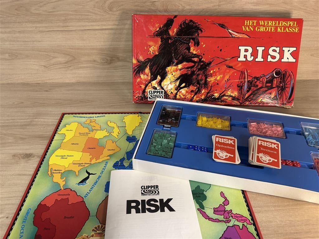 Risk rode doos - clipper - s6486, Verzenden, Zo goed als nieuw